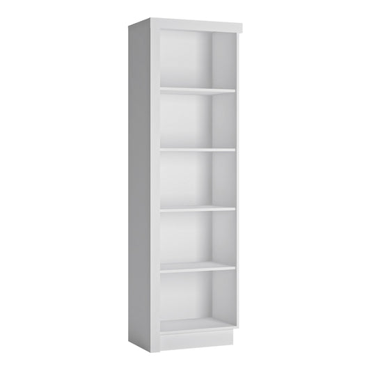Lyon Bookcase (RH) in White High Gloss