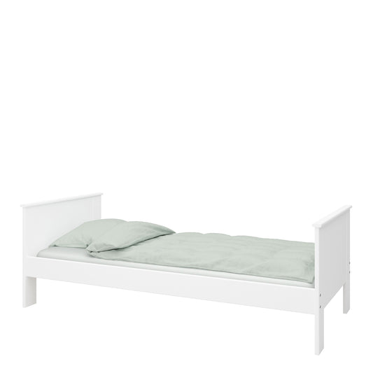 Alba Single Bed in White