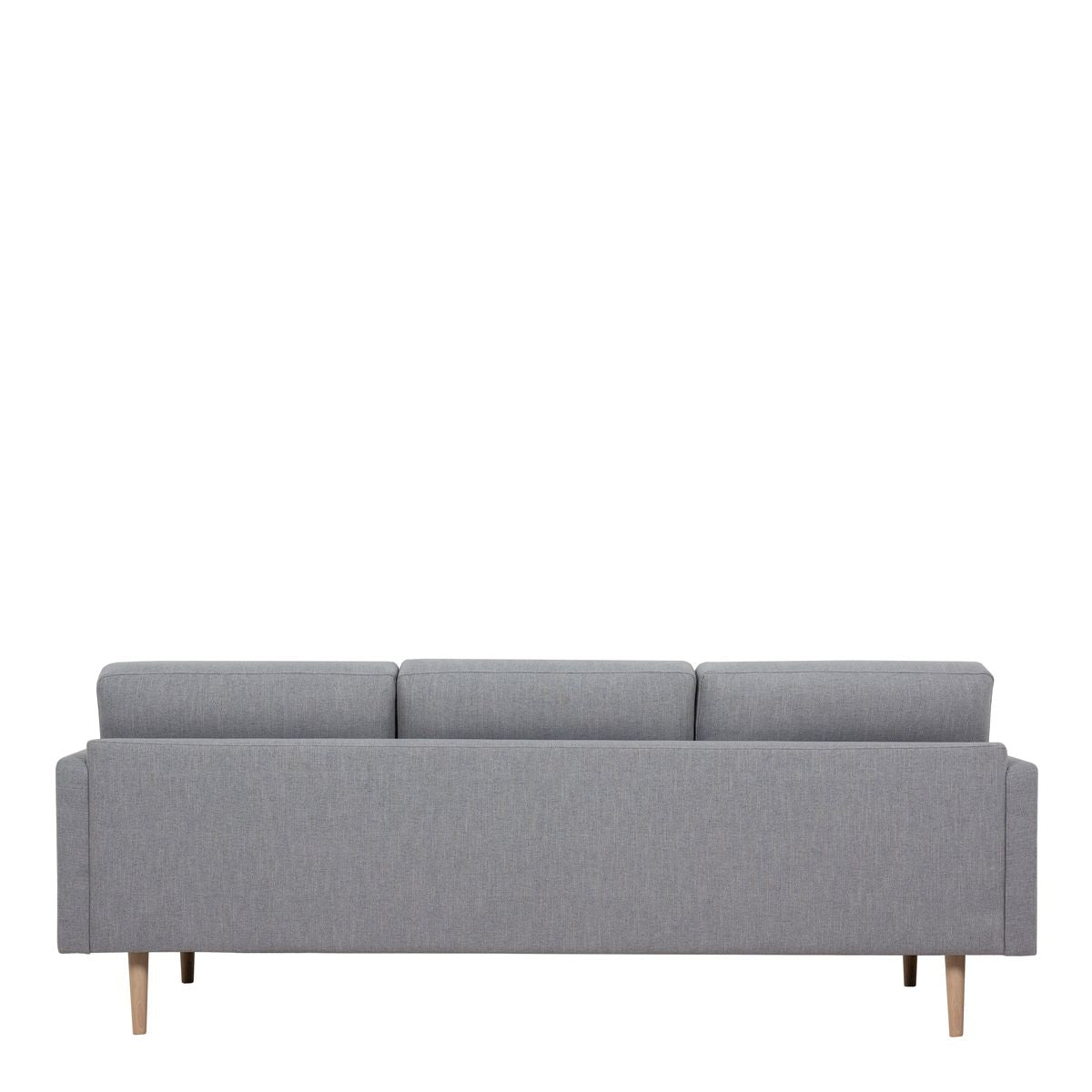Larvik 3 Seater Sofa - Grey, Oak Legs