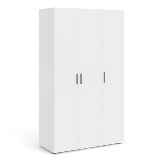 Pepe Wardrobe with 3 Doors in White